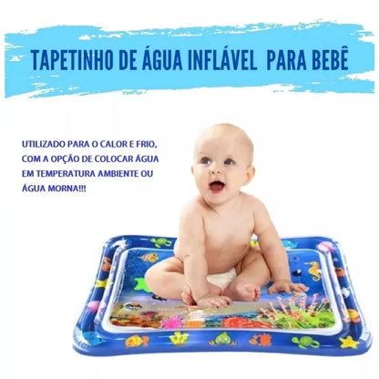 Tapete Água Inflável Atividades Almofada Infantil Bebê