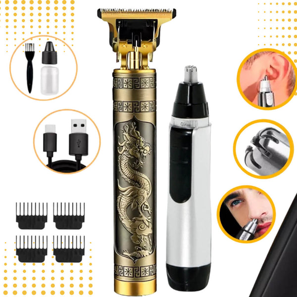 Maquina de Cortar Cabelo Barba  Recarregável Sem Fio mais um Aparador de pelos/ Promoção