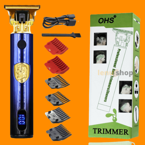 Maquina de Acabamento Barba Cabelo Recarregável Sem Fio