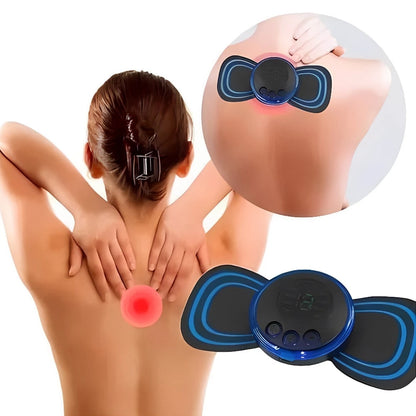 Promoção-Mini Massageador Elétrico Portátil Alivia Dores Corpo Pescoço