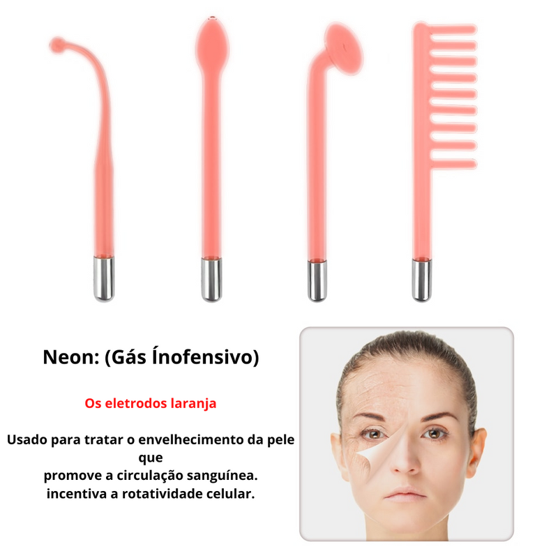 Aparelho de Alta Frequência para Limpeza de Pele - Derma Lis