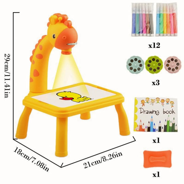Super Projetor de Desenhos para criança  Board Kids Premium KIT Completo