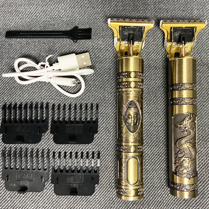 Maquina de Acabamento Barba Cabelo Recarregável Sem Fio